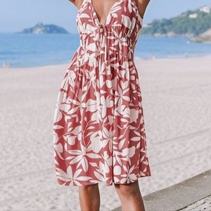 NWT Cupshe Thin Strap Sun Dress With Tie